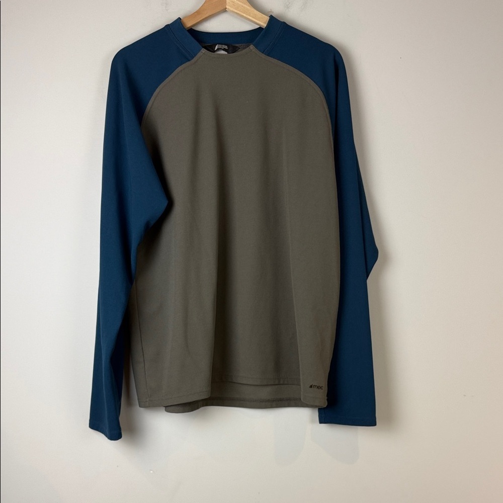 MEC VINTAGE Two-Tone Long Sleeve Shirt Men's size XL